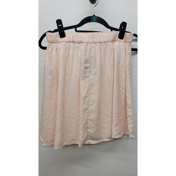 Abound A-Line Pink and White Mini Moo Print Pull On Mini Skirt - Picture 2 of 5